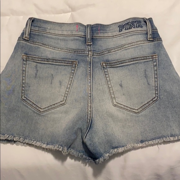 PINK denim Jean shorts size 2 - Picture 6 of 7